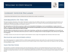 Tablet Screenshot of ci.odeywealth.com